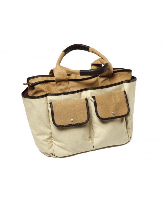 Wickeltaschenset "Lourdes" Canvas Leder