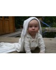 JETTE 100% Kaschmir Babydecke wollweiß-hellgrau