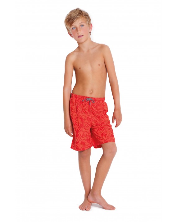 Badeshorts FINN Boardshorts gewebt orange