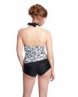 Tankini "Black&White" in Schwarz-weiß gemustert