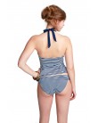 Tankini "Annie" in Blau-weiß gestreift