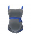 Tankini "ALENA" in Grau-Blau