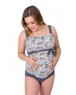 Tankini "ALENA" in Hawaii-Tukan-Druck