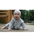 Baby Strickjacke JUPITER aus 100% Kaschmir silbergrau