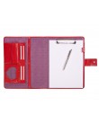 Schreibmappe A4 "LISA" Leder rot