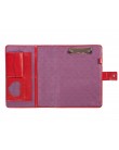 Schreibmappe A4 "LISA" Leder rot