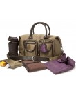 Wickeltasche Lissy Set Tabakbraun