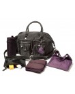 Wickeltasche LISSY Schwarz Set